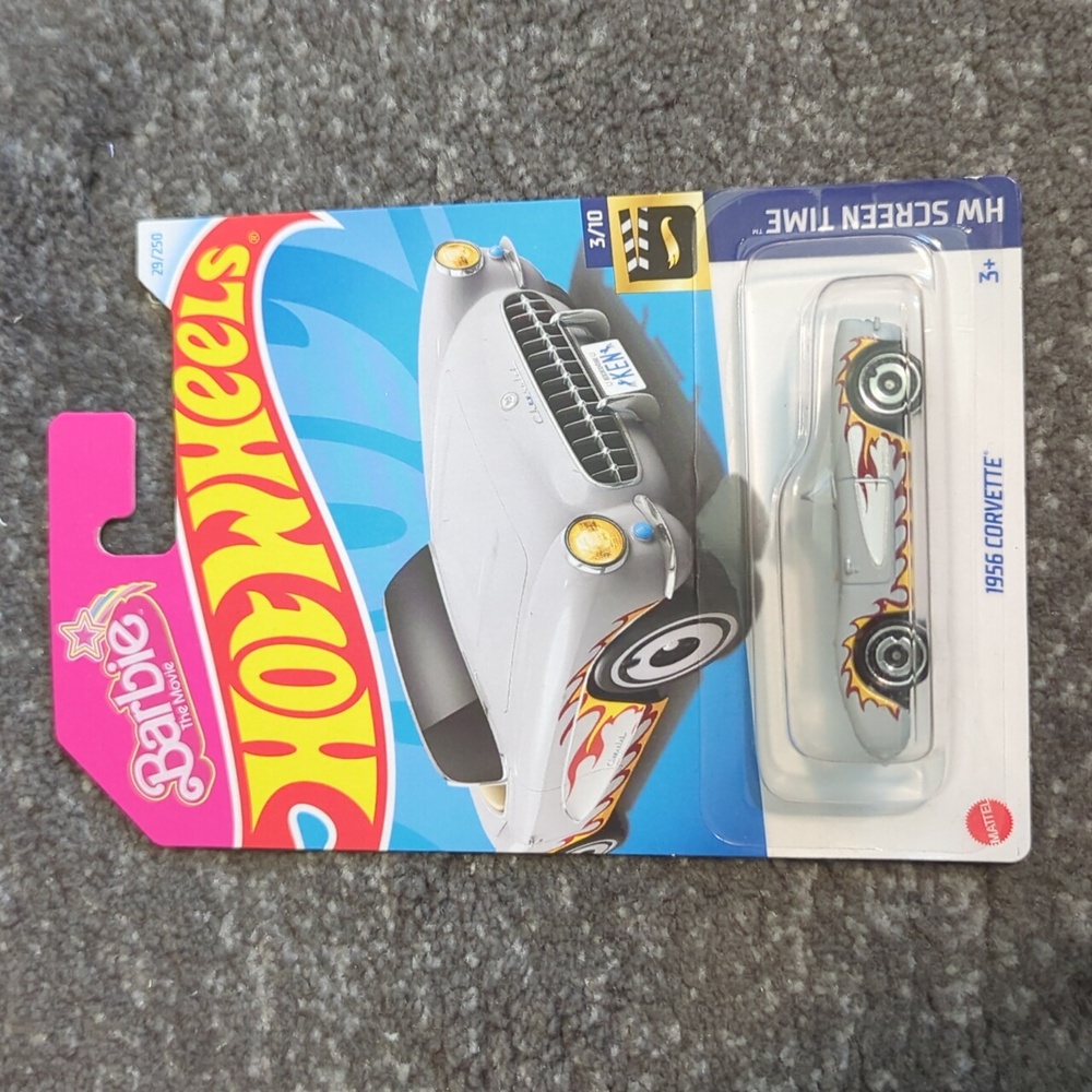 Brand new Hot wheels Barbie car with Ken license plate